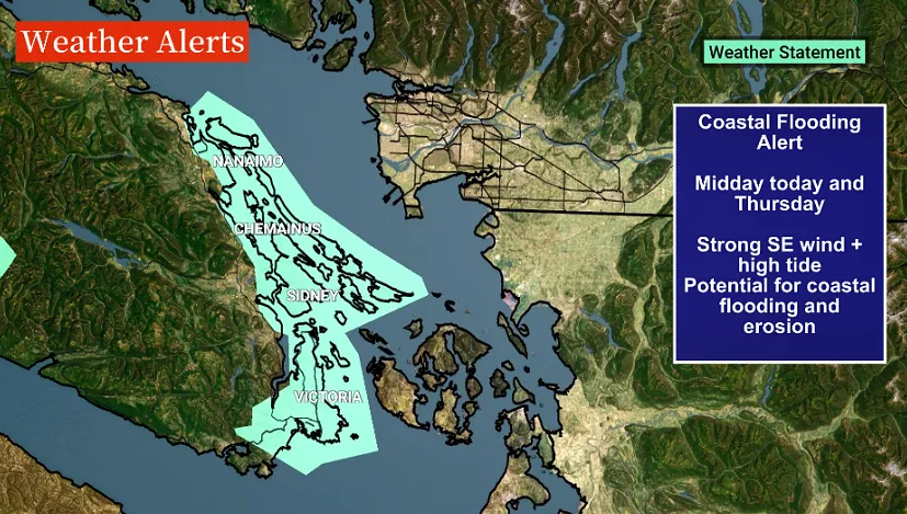 Pacific storms to hit B.C. with flooding possible