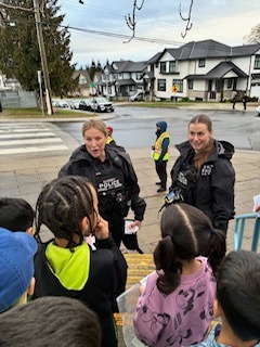SPS officials interact with students in Surrey schools 