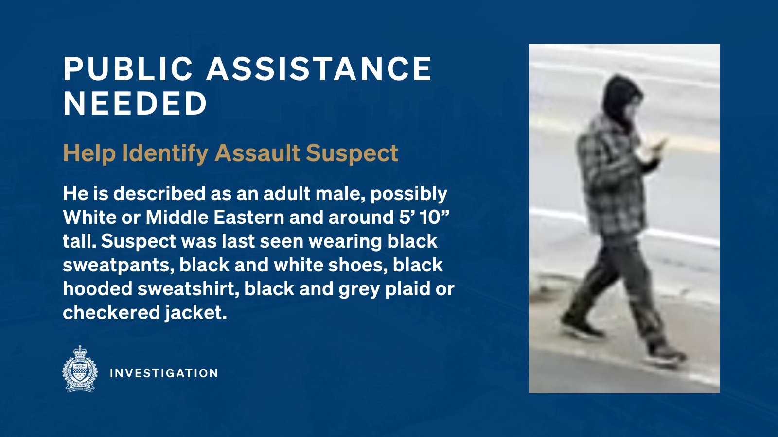 SPS seeks public help to identify assault suspect 
