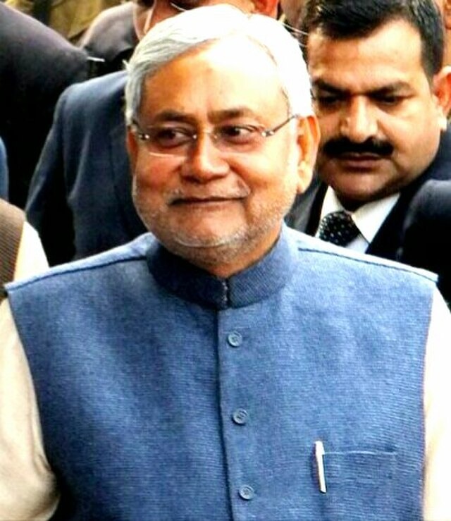 Nitish Kumar files nomination papers for the Rajya Sabha 