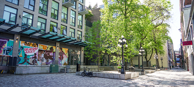 Trounce Alley upgrades complete revitalization of Blood Alley Square
