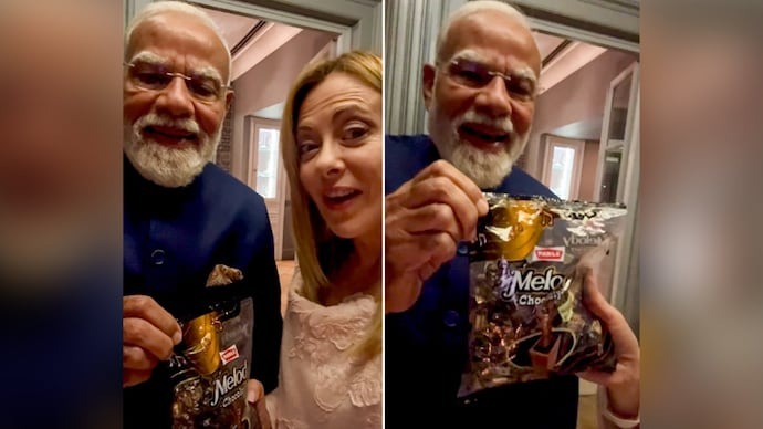 Viral Modi–Meloni Candy Moment Triggers Confusion in Indian Stock Market