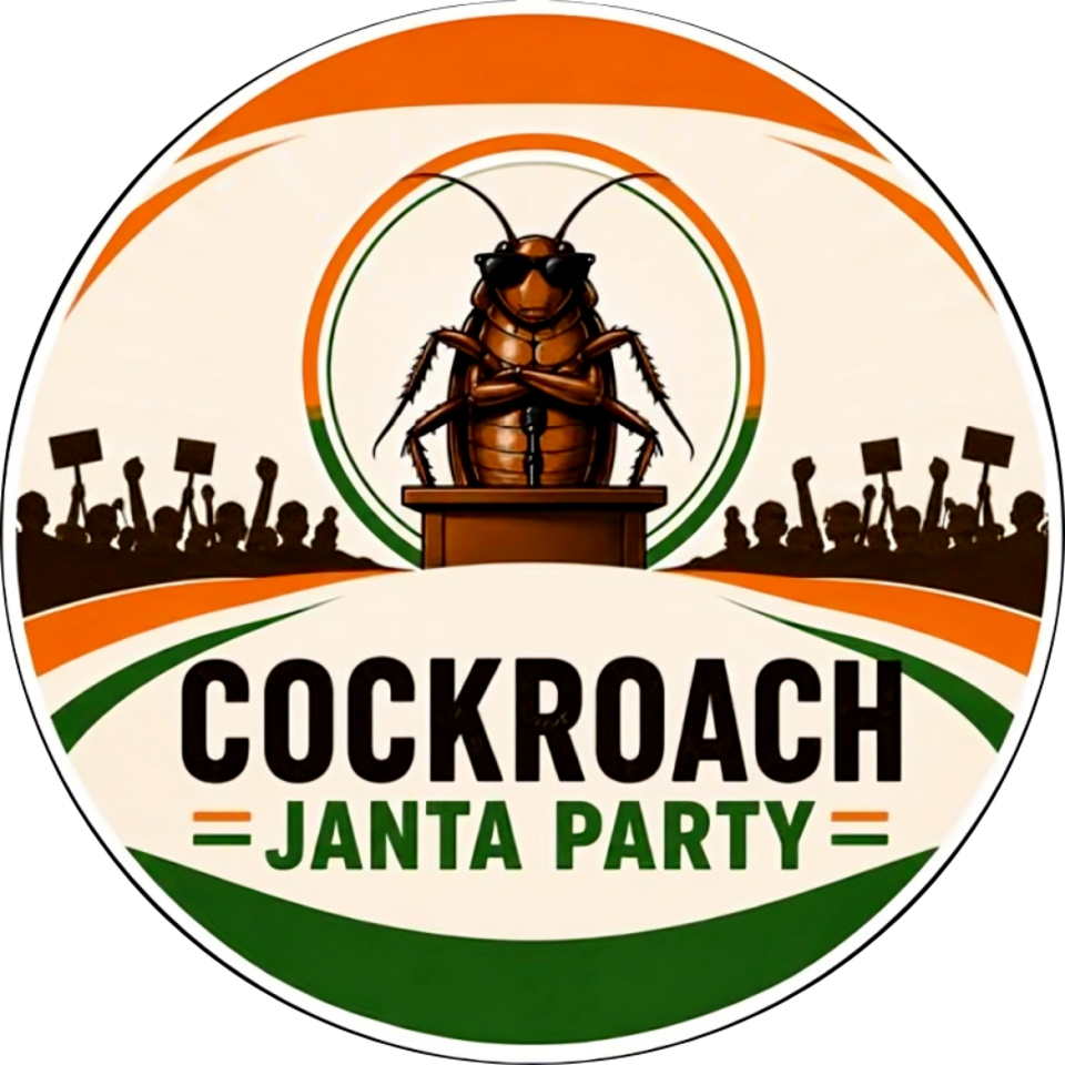 SM accounts of Cockroach Janata Party withheld in India 