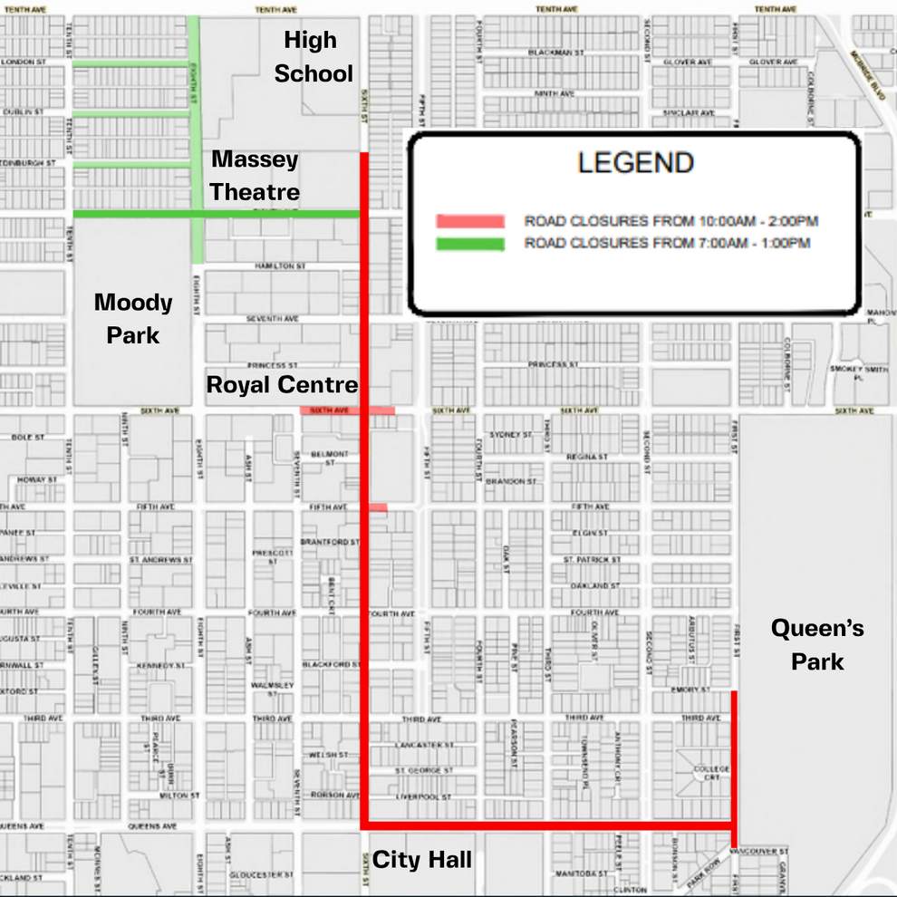 City of New Westminister asking public to follow traffic guidlines on Hyack Parade 
