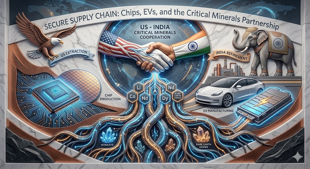 US–India Deal Secures Rare Earth Supply Chain for Chips and EVs