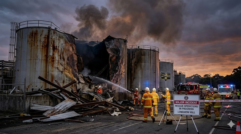 Chemical Tank Explosion at Longview Paper Mill Leaves 1 Dead, 9 Missing
