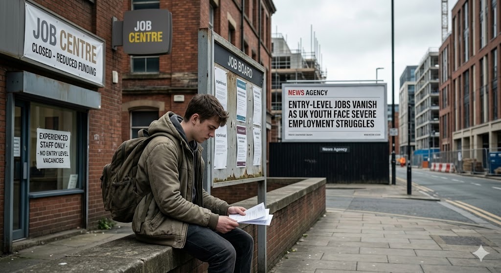 Entry-Level Jobs Vanish as UK Youth Face Severe Employment Struggles