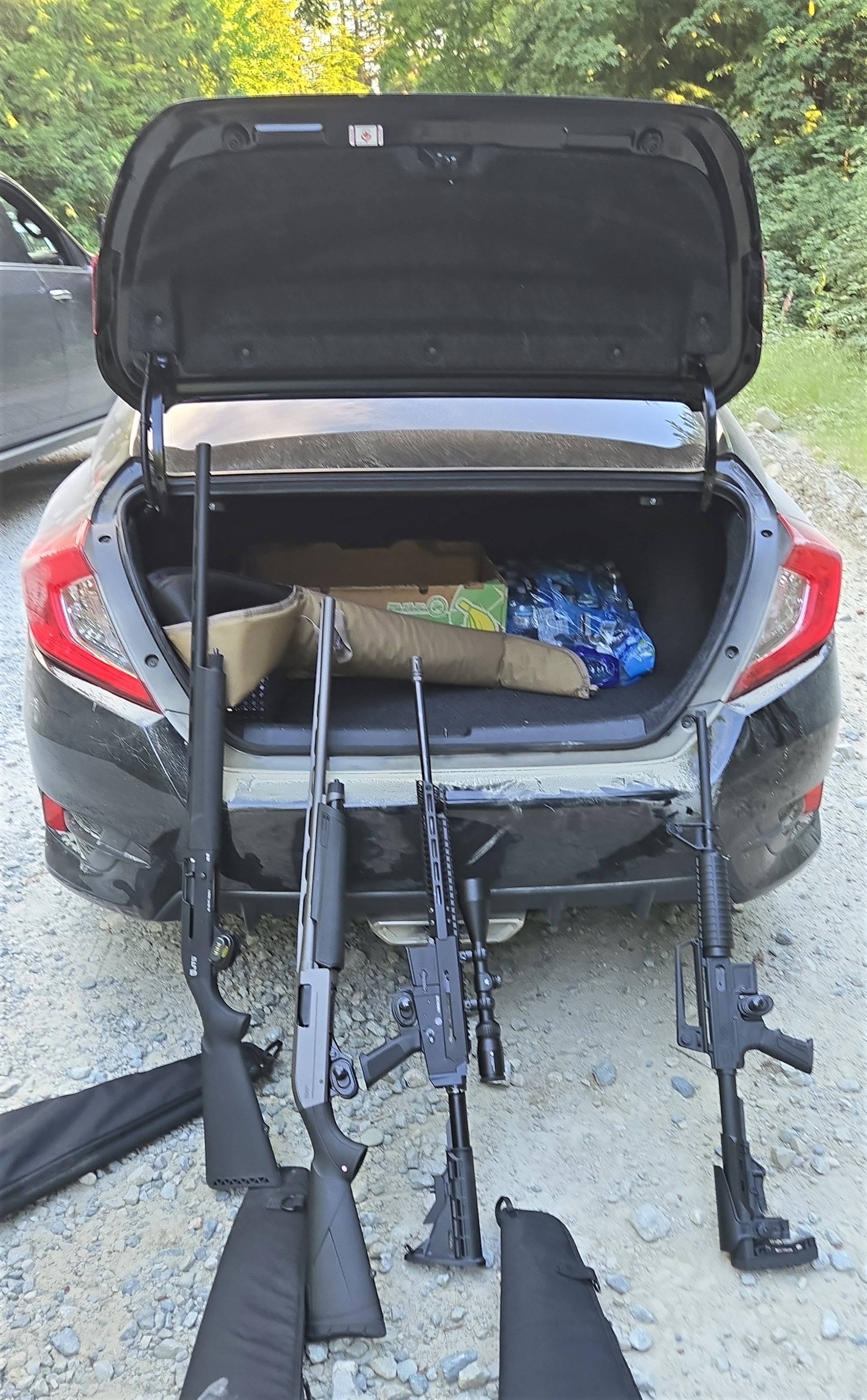    Increased enforcement of illegal shooting along Forest Service Road