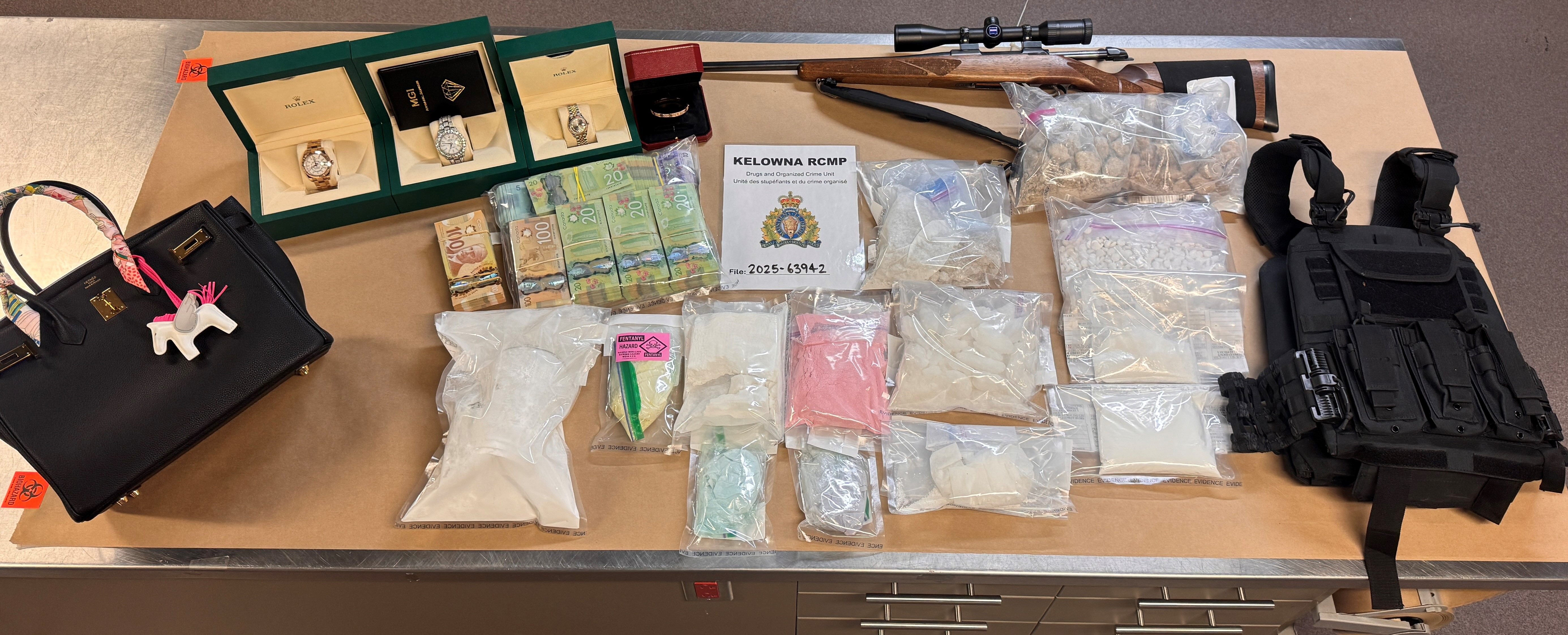 Multiple search warrants executed in investigation targeting drug trafficking network