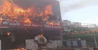 Tragic Fire in Lucknow’s Aliganj Claims 15 Lives, Several Injured